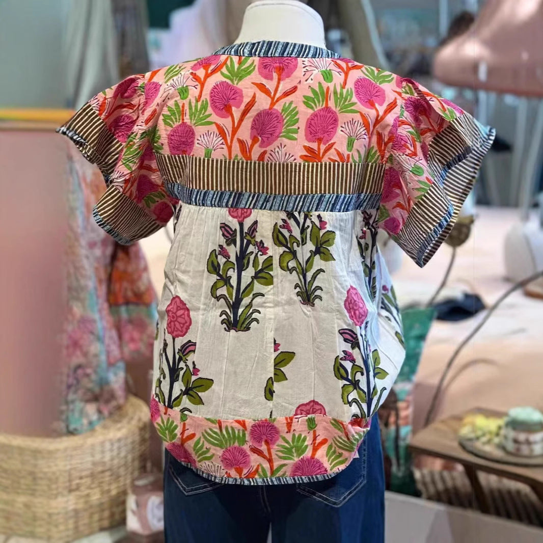 Evelyn | Embroidered Boho Blouse