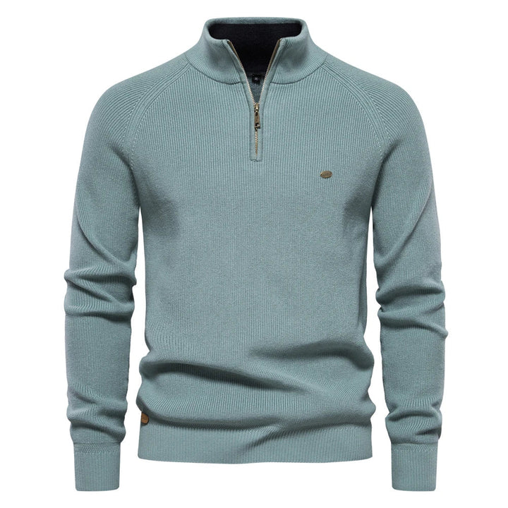Luciano | Men's High Collar Knitted Sweater