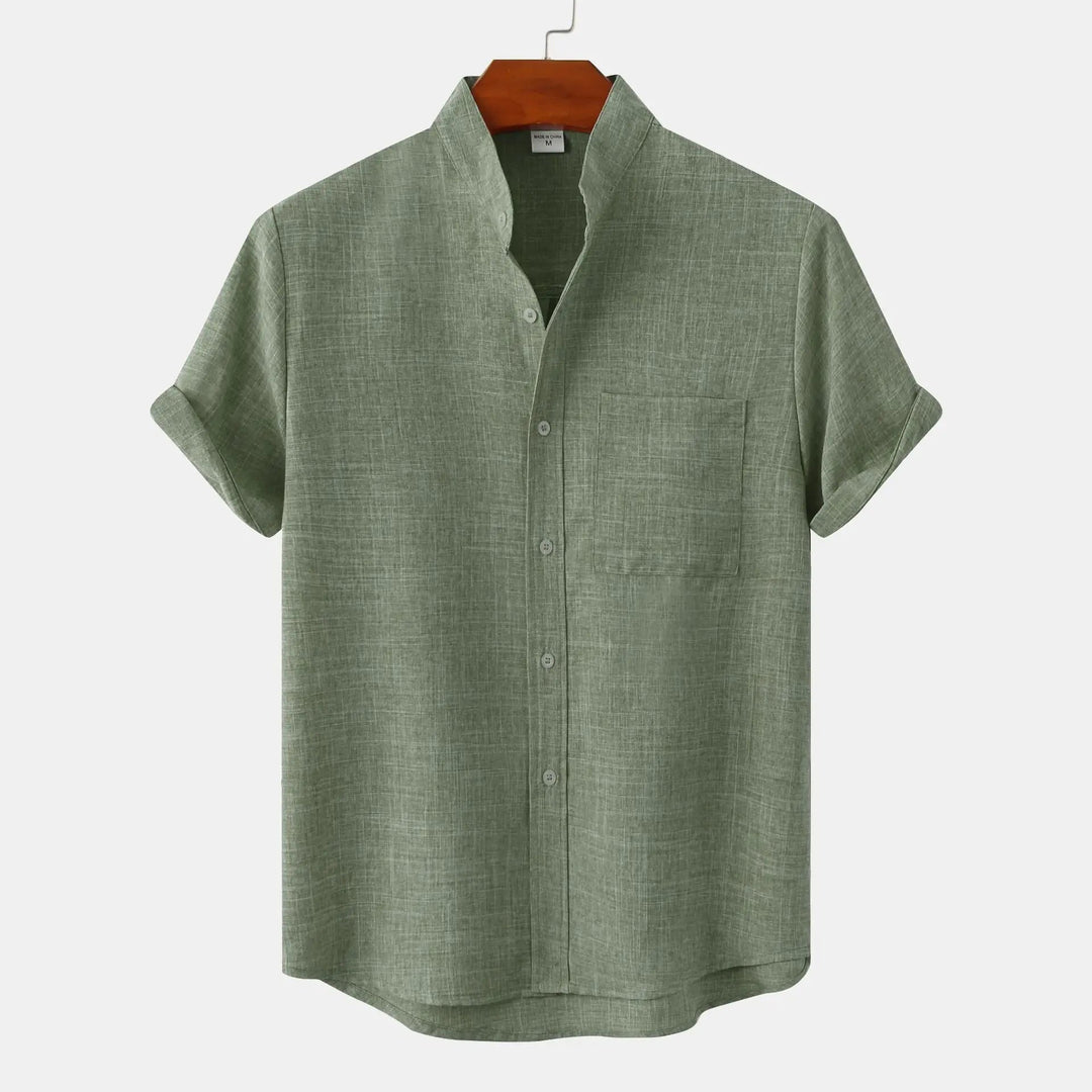 Gerardo | Short-Sleeve Linen Shirt