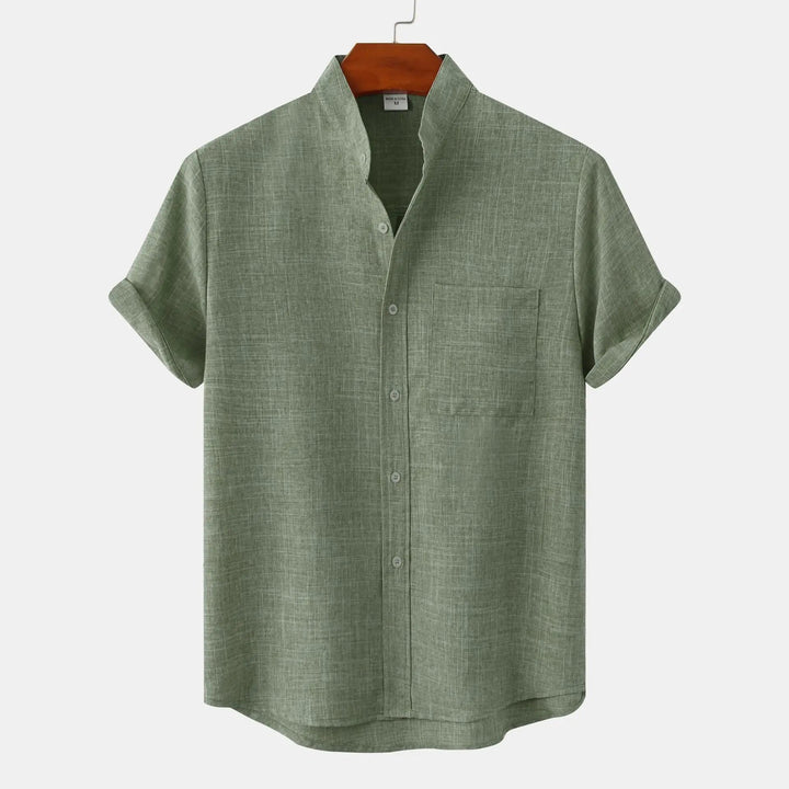 Gerardo | Short-Sleeve Linen Shirt