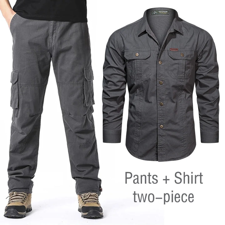 Bryce | Cargo Pants + Shirt