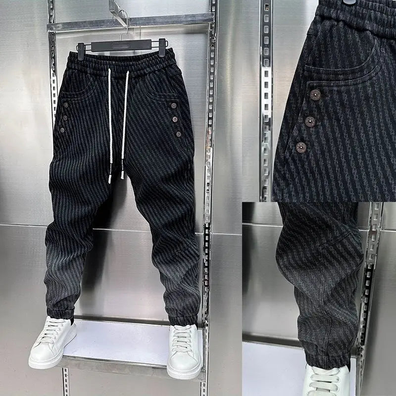 Franklyn | Striped Casual Trousers