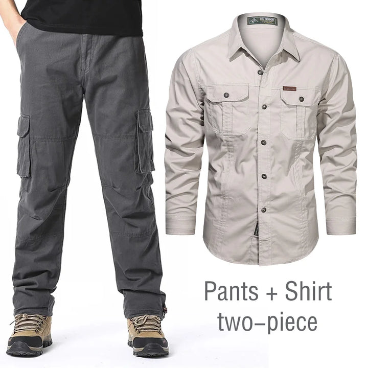 Bryce | Cargo Pants + Shirt