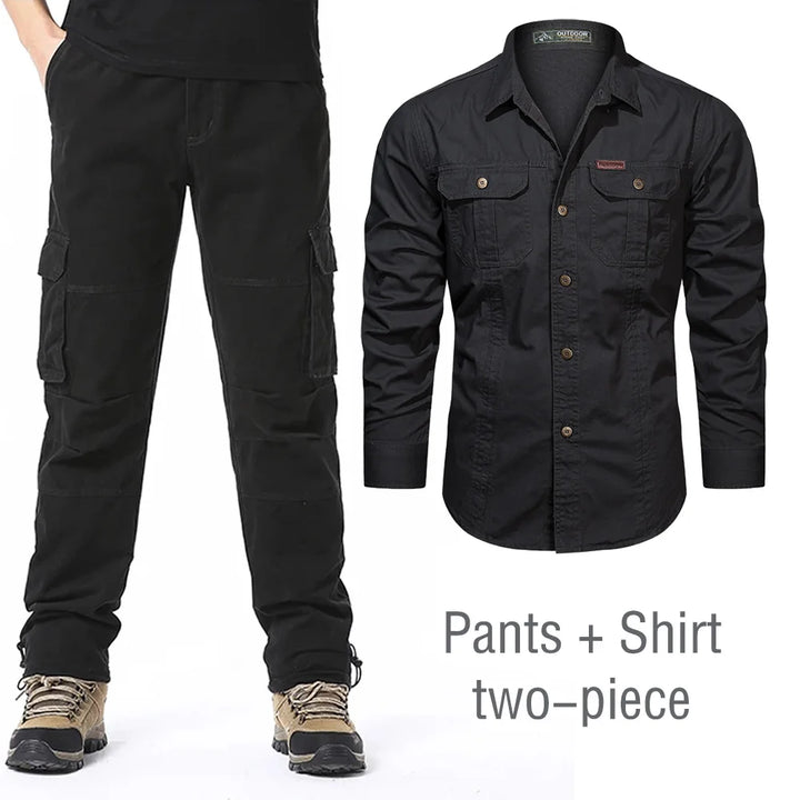 Bryce | Cargo Pants + Shirt