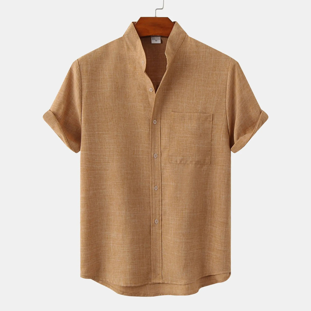 Gerardo | Short-Sleeve Linen Shirt