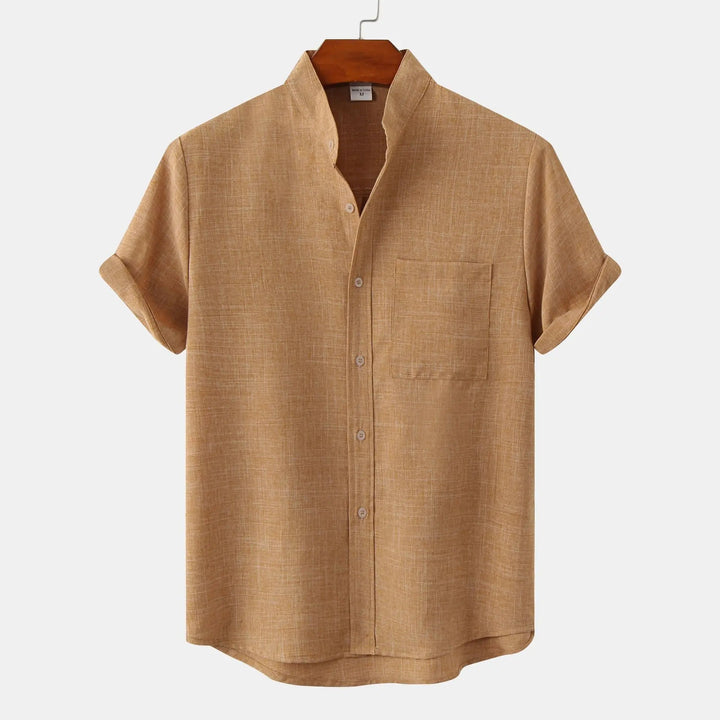 Gerardo | Short-Sleeve Linen Shirt