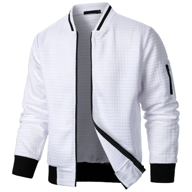 Elton | Men's baseball jacket with zip