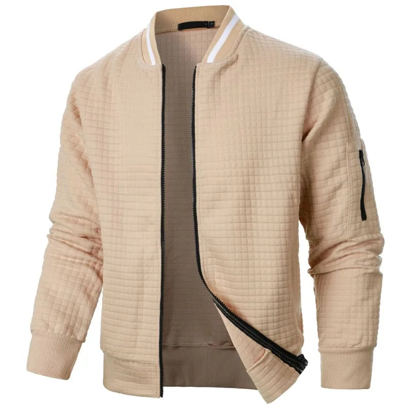 Elton | Men's baseball jacket with zip