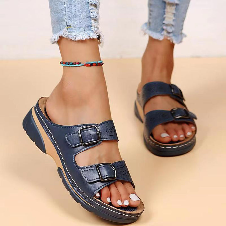 Carmella  | Orthopedic Leather Sandals