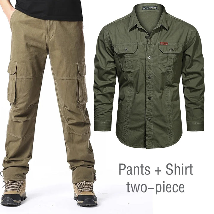Bryce | Cargo Pants + Shirt