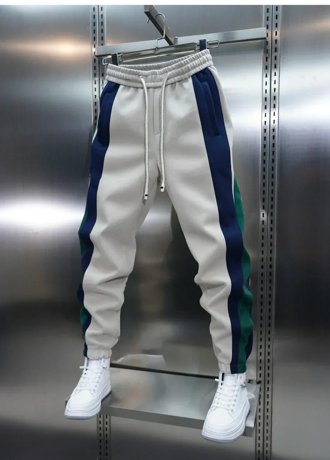 Grant | Fashion Trousers with Contrast Stripes