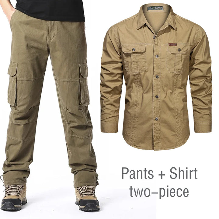 Bryce | Cargo Pants + Shirt