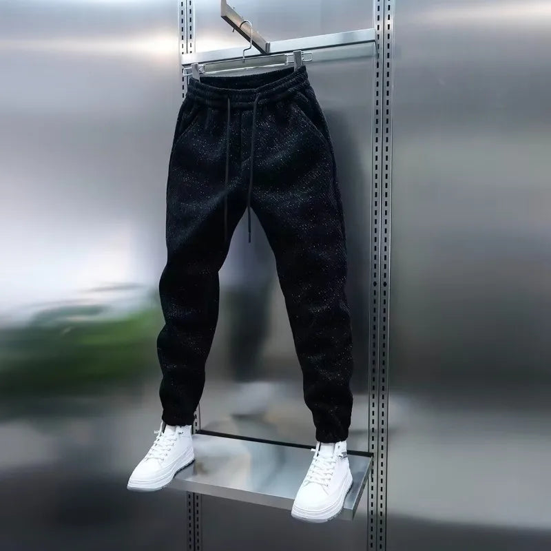 BRACE | Striped Cotton Joggers