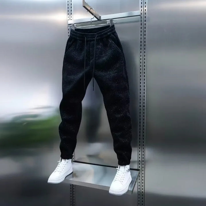 BRACE | Striped Cotton Joggers