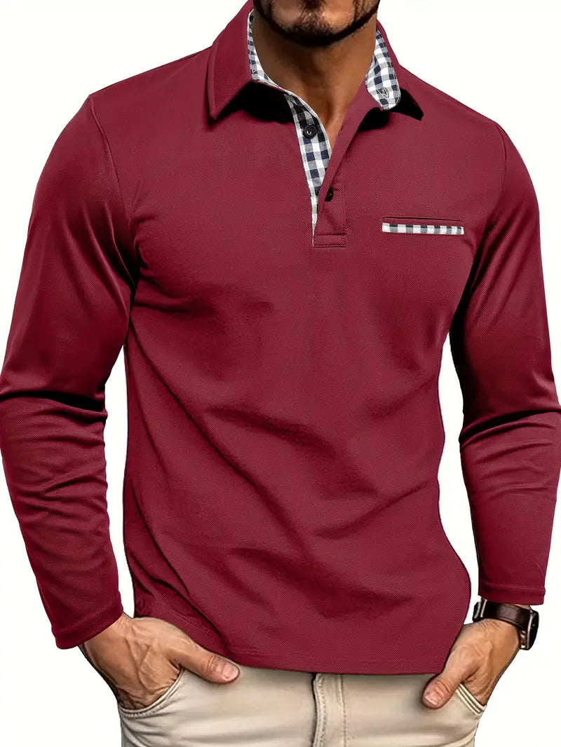 Van Laar – Poloshirt met Lange Mouwen