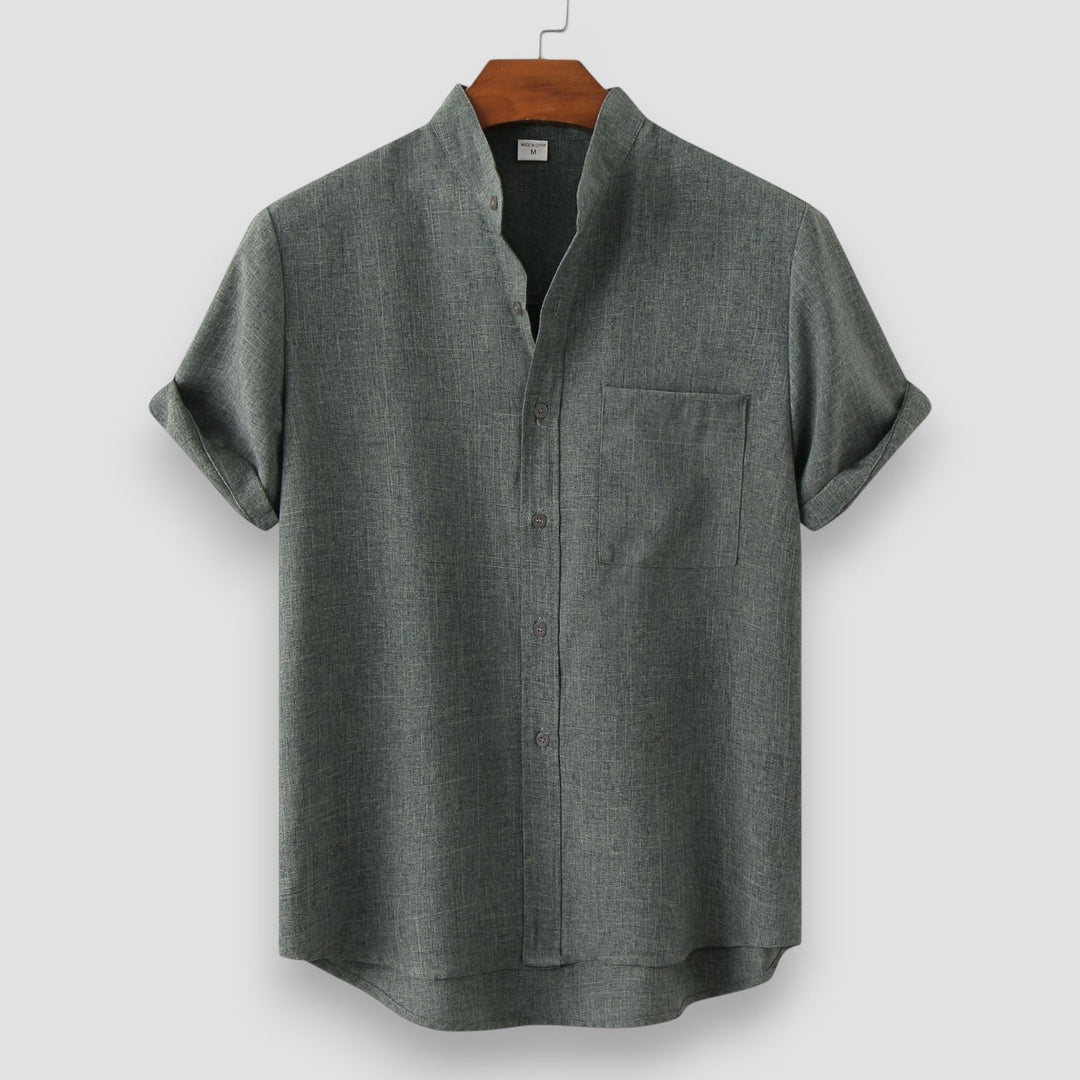 Gerardo | Short-Sleeve Linen Shirt