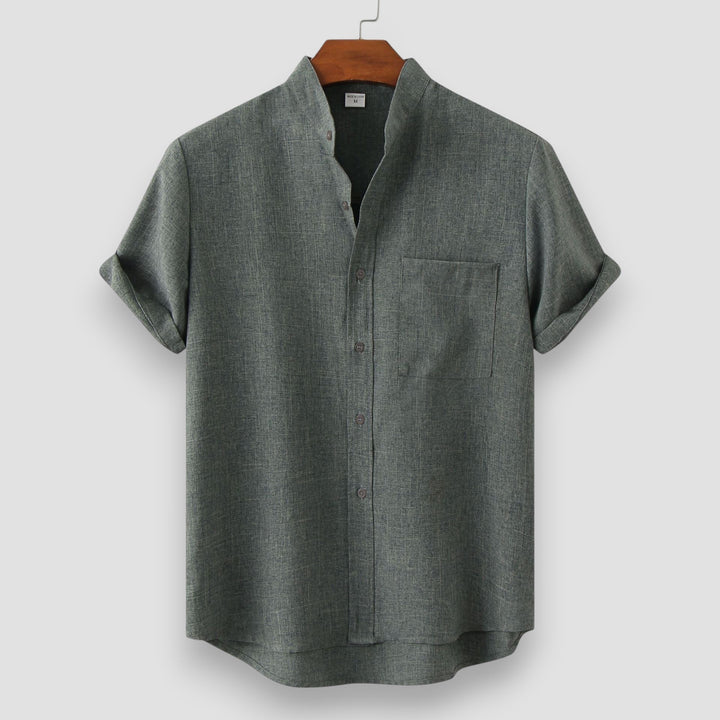 Gerardo | Short-Sleeve Linen Shirt