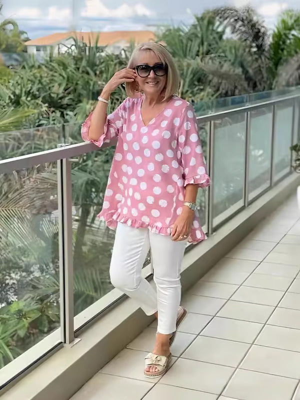 Patty | Stylish V-Neck Blouse