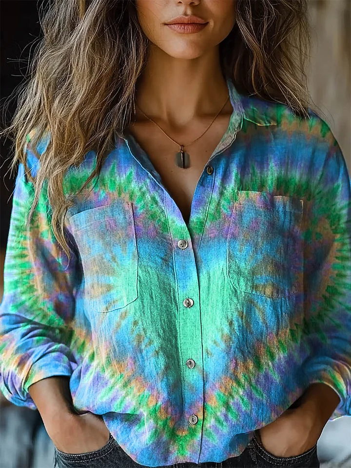 Cecile | Women's Colourful Long Sleeve Shirt