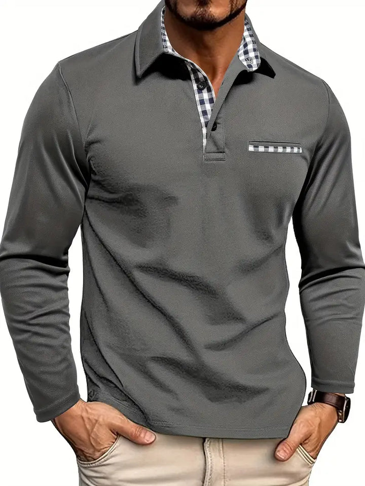 Van Laar – Poloshirt met Lange Mouwen