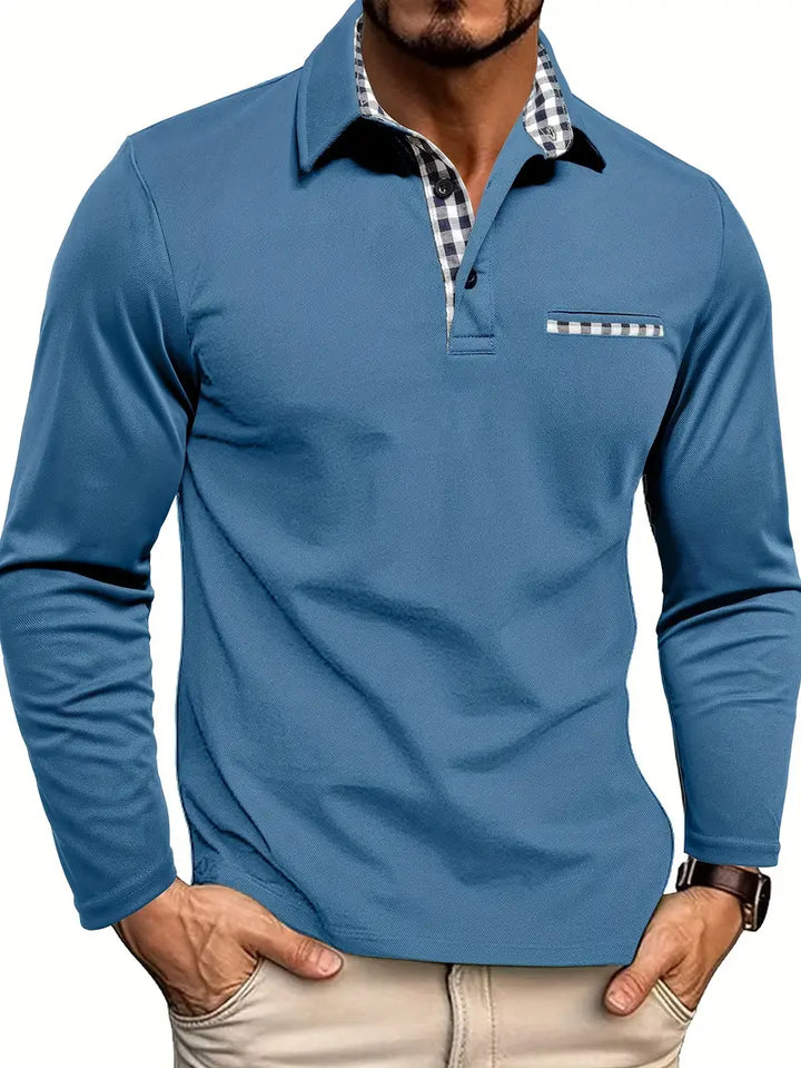 Van Laar – Poloshirt met Lange Mouwen