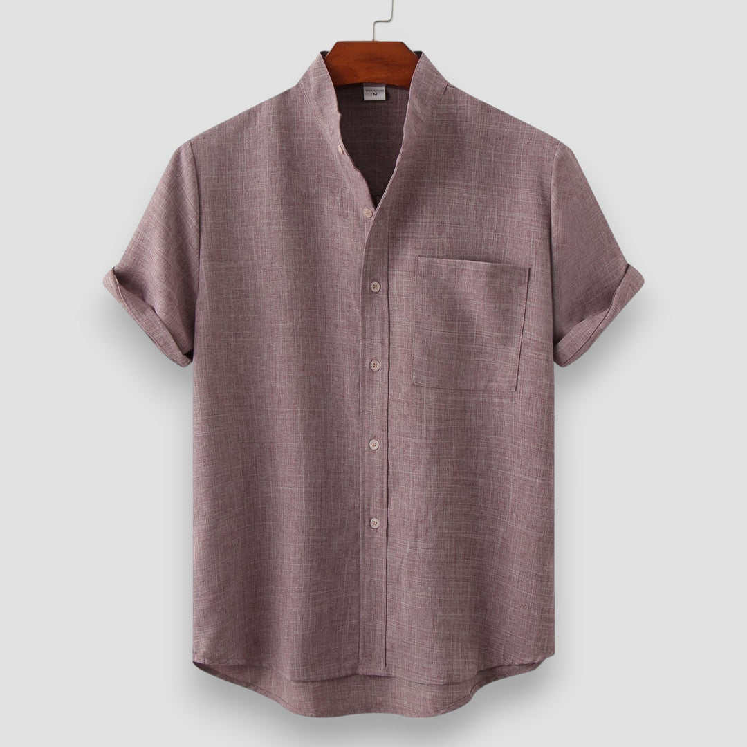 Gerardo | Short-Sleeve Linen Shirt