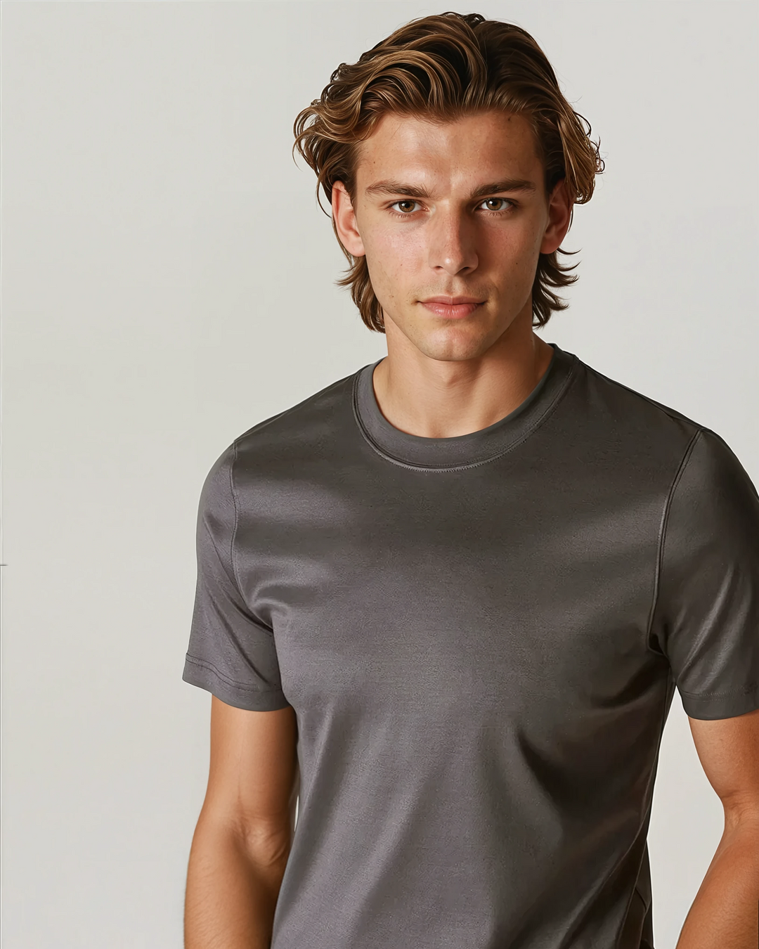 Signature Supima T-shirt - Dark Brown