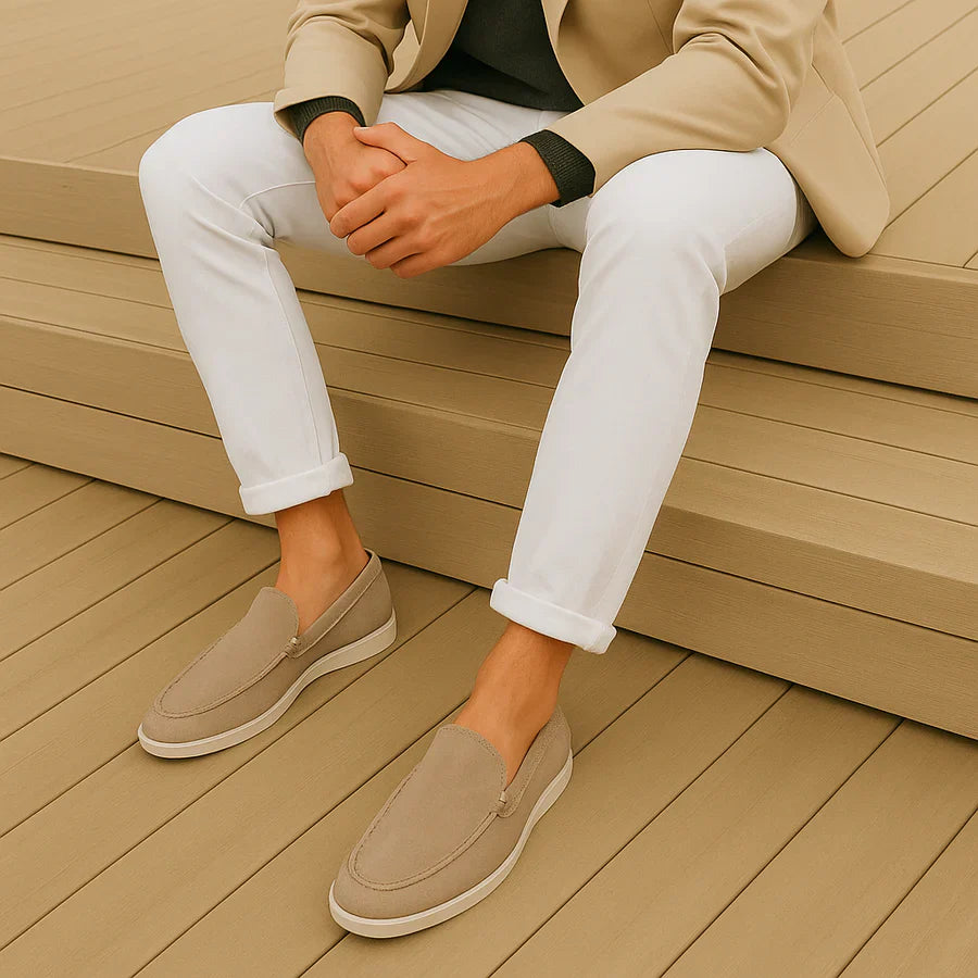 Elegant suede loafers