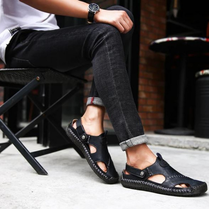 Simon | Orthopedic Leather Sandals