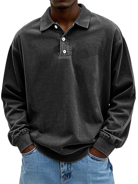 Wilfred | Men's Casual Long Sleeve Polo