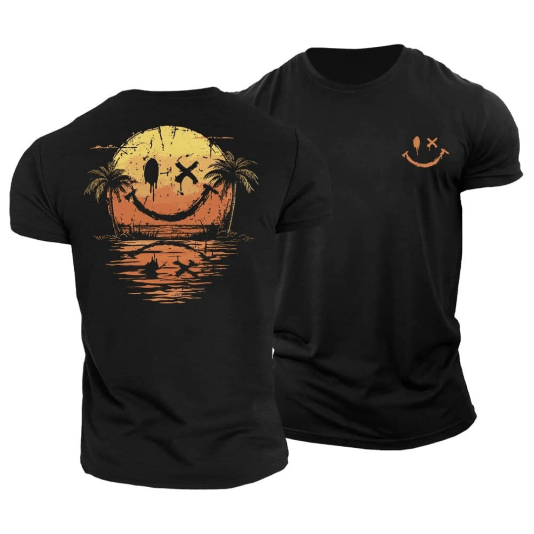 Isaac | Summer Smiley T-shirt