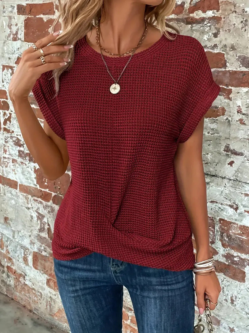 Phoebe | Sweetheart Round Neck T-Shirt