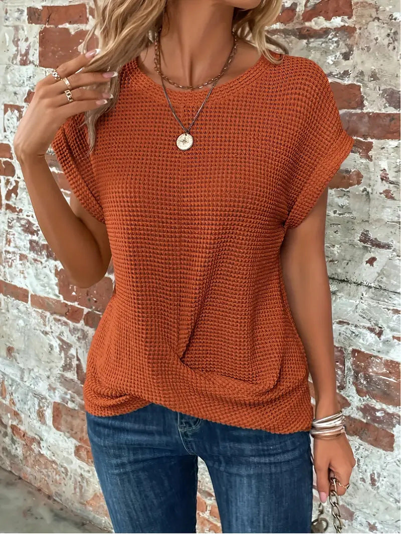 Phoebe | Sweetheart Round Neck T-Shirt