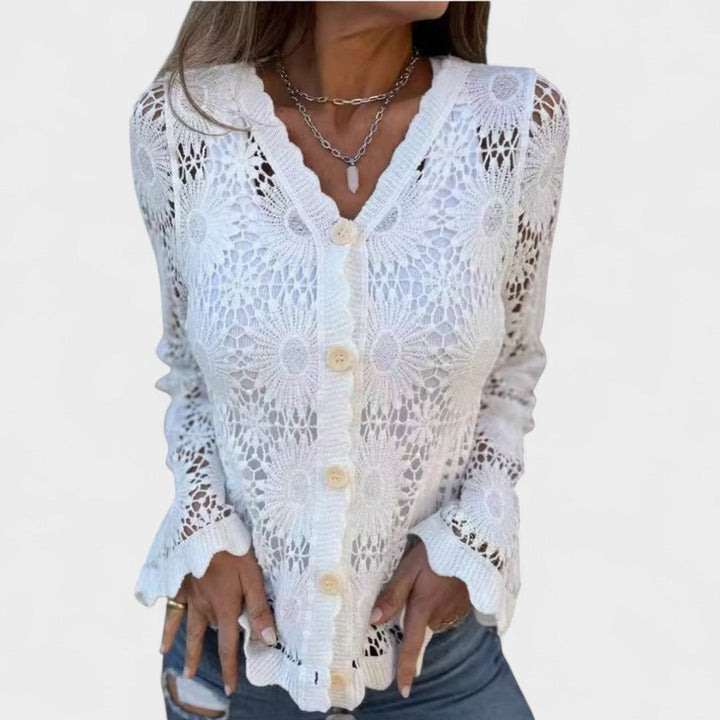 Fay | Crochet Lace Cardigan