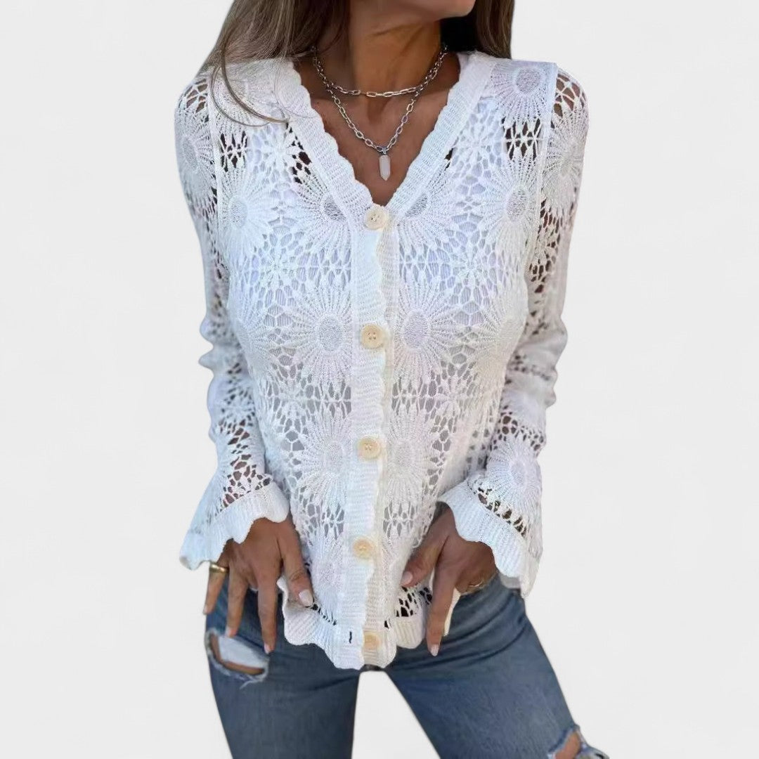 Fay | Crochet Lace Cardigan