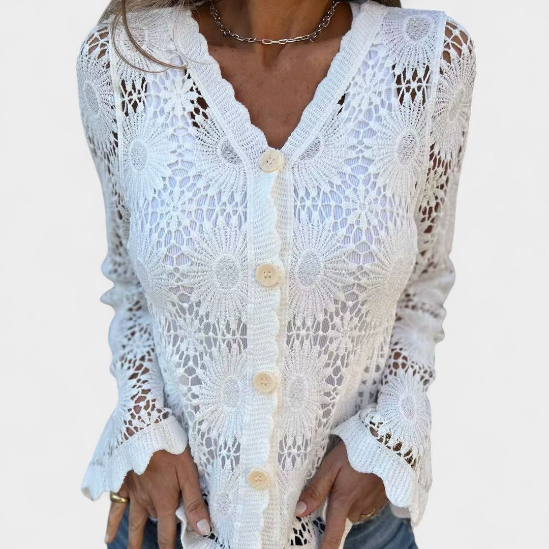 Fay | Crochet Lace Cardigan