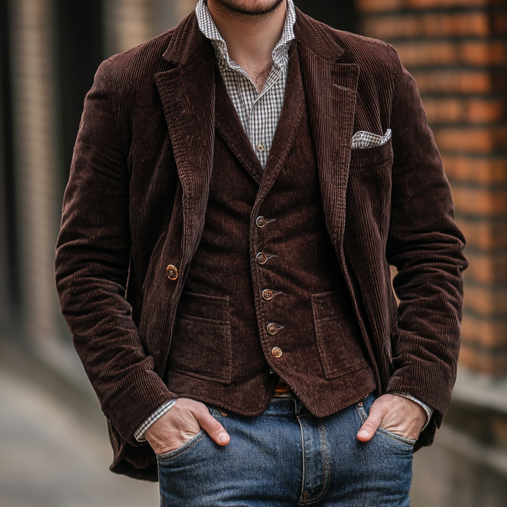 Declan | Vintage Blazer and Vest