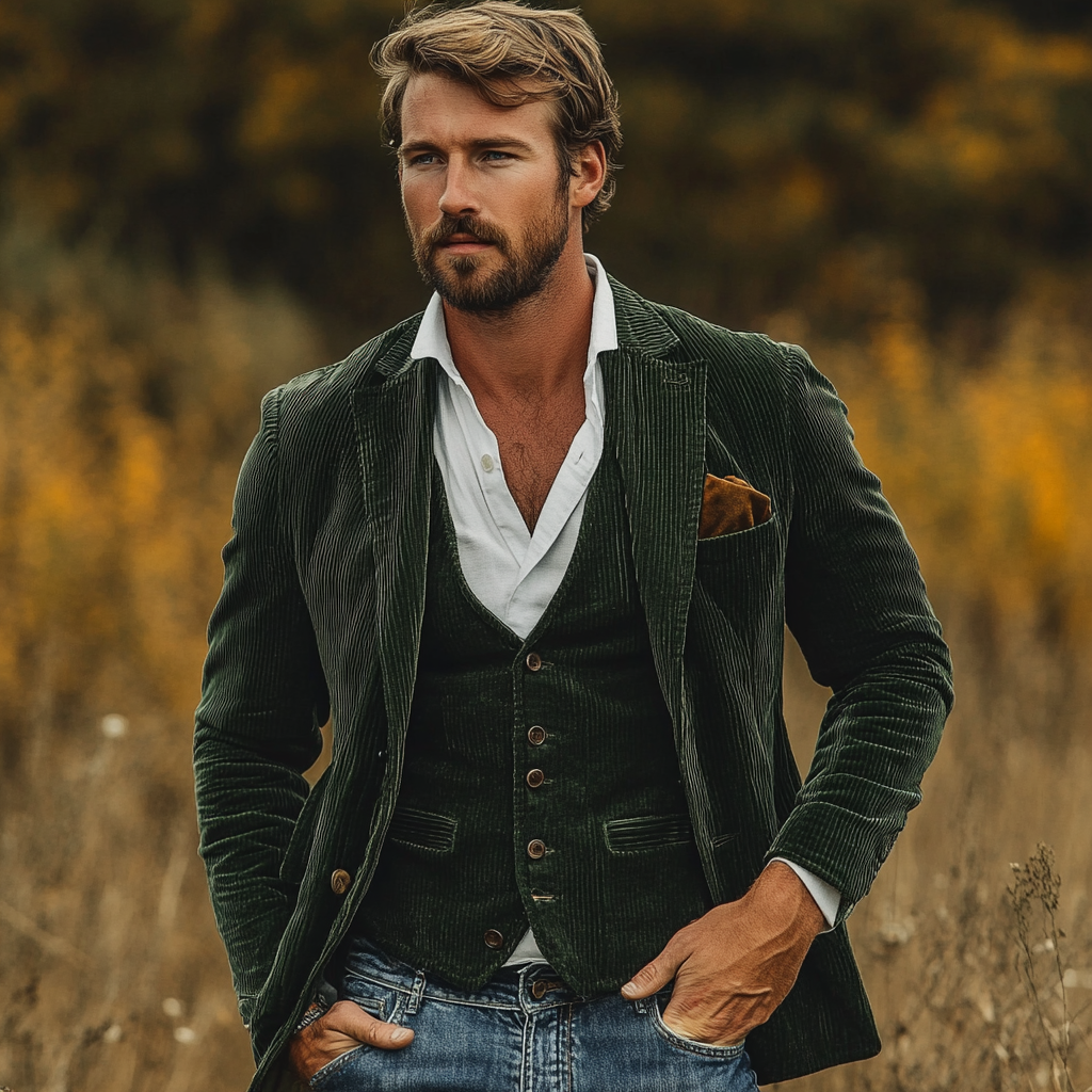 Declan | Vintage Blazer and Vest