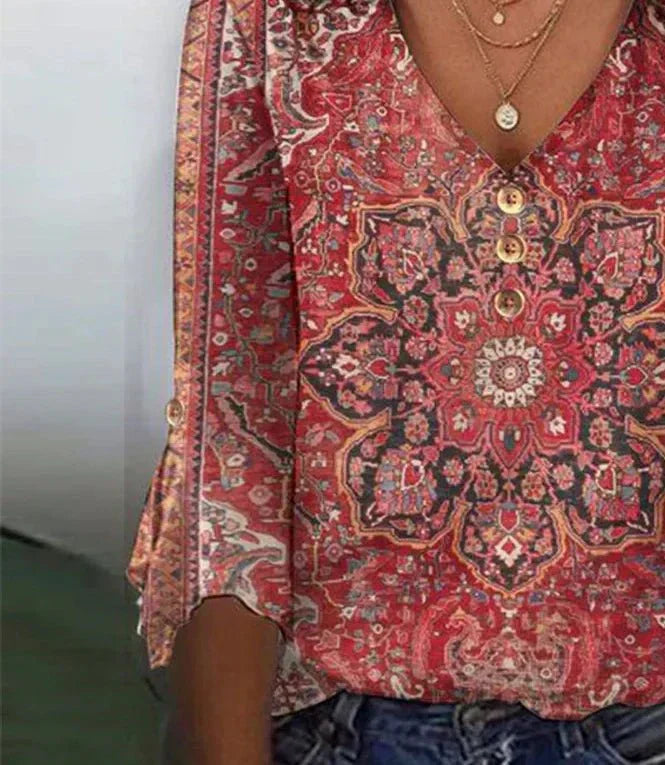 Joan | Vintage Boho Blouse